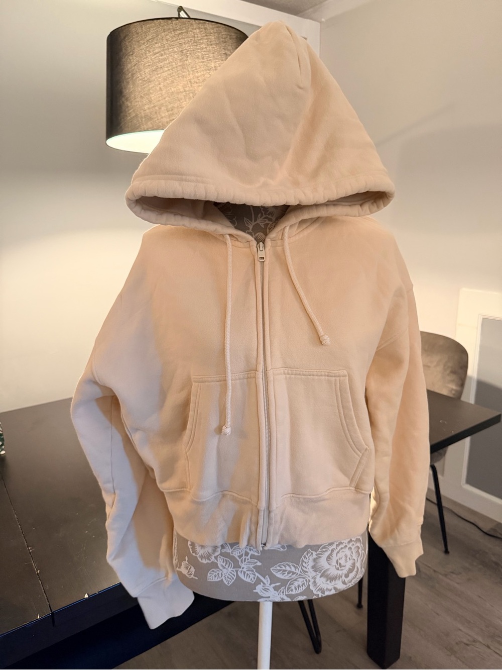 Aritzia Tha Zip-Up Sweetfleece Hoodie